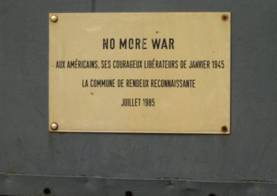 Plaque No More War